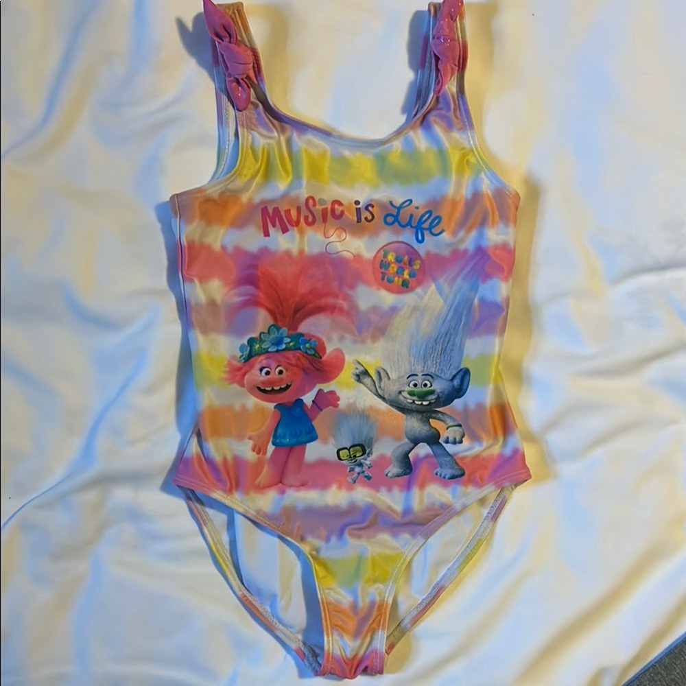 Dreamworks Vibrant Pink and Blue One Piece Swimwear